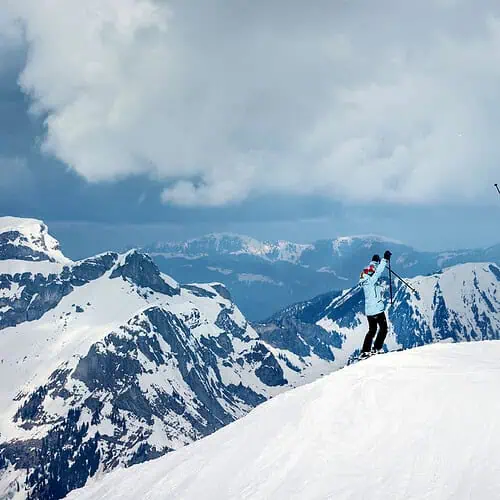 Skidåkning i Engelberg